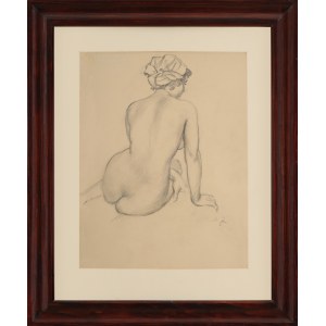 Stanisław ŻURAWSKI (1889–1976), Nude in a Turban