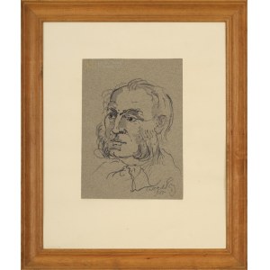 Wiktor ZIN (1925–2007), Man with Sideburns (1985)