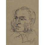 Wiktor ZIN (1925–2007), Man with Sideburns (1985)