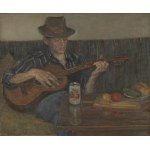 Olgierd BIERWIACZONEK (1925-2002), Brzdąkanie przy puszce piwa (lata 90.)
