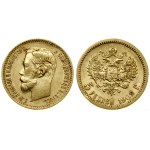 Russia, 5 rubles, 1902 AP, St. Petersburg