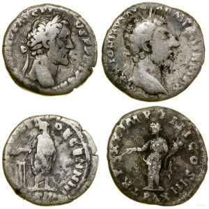 Empire romain, lot de 2 deniers, Rome
