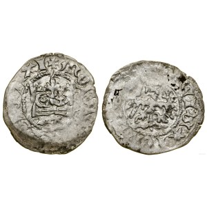 Poland, half-grosz crown coin (1404–1406), Kraków