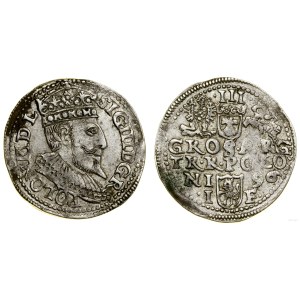 Polska, trojak, 1596, Olkusz