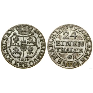 Poland, grosz (1/24 thaler), 1763 FWôF, Dresden