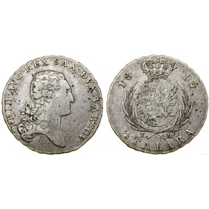 Poland, 2-złoty coin (1/3 thaler), 1813 IB, Warsaw