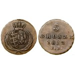 Poland, 3 grosze (trojak), 1812 IB, Warsaw