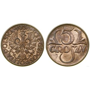 Polen, 5 Groszy, 1938, Warschau