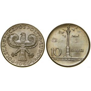 Poľsko, 10 zlotých, 1965, Varšava