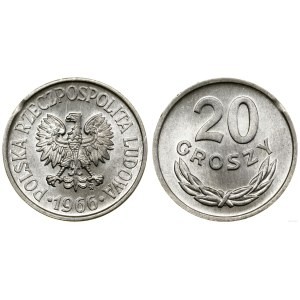 Poland, 20 groszy, 1966, Warsaw