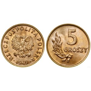 Polska, 5 groszy, 1949, Bazylea