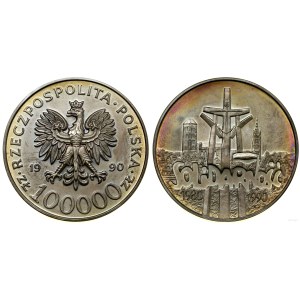 Poľsko, 100 000 zlotých, 1990, USA