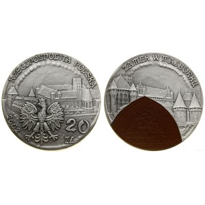 Poľsko, 20 zlotých, 2002, Varšava