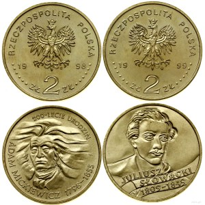 Polen, Set mit 2 x 2 Złoty, Warschau