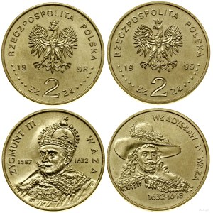 Poľsko, sada 2 x 2 zloty, Varšava