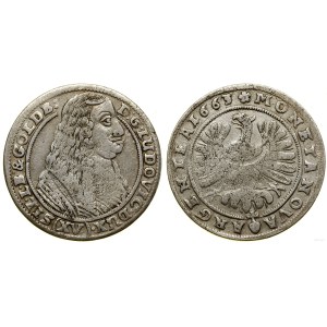 Śląsk, 15 krajcarów, 1663, Brzeg