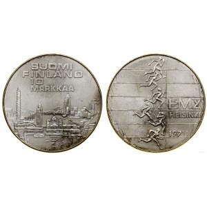 Finland, 10 marks, 1971, Helsinki