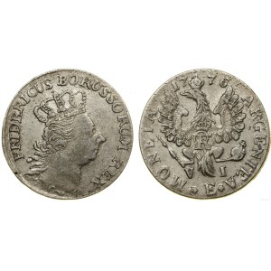 Germany, six-real coin, 1776 E, Königsberg
