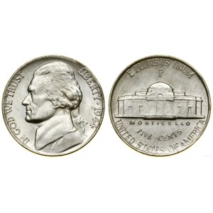 United States of America (USA), 5 cents, 1944 P, Philadelphia