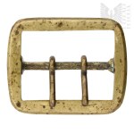 Two-Pin Brass Belt Buckle