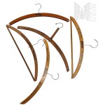 Germany - Vintage Clothing Hangers, Set of 5: "Elite," "C. & A. Brenninkmeyer," "Hans Jürgensen, Flensburg," “Abel,” “Fischer”