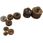 Set of Jewelry Weights of Various Sizes, 9 Pieces