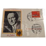 Germany - Postcard: Chancellor Konrad Adenauer
