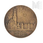 IIIRP - Commemorative Medal for the 6th World Youth Day, Częstochowa-Jasna Góra, August 14–15, 1991, “You Have Received the Spirit of Adoption as Sons,” Rome, John Paul II