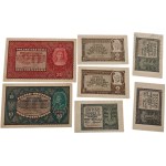 IIRP/General Government/Occupied Poland - Banknote Set, 10 and 20 Polish Marks, 1919; Occupation 1 and 2 zloty, 1941