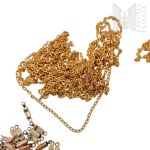 2 Long Chains and Clasps, Necklace and Bracelet Making Kit