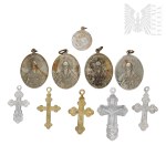 Russia/USSR - Set of Orthodox Religious Medals and Crosses