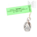[925 SILVER] Religious Medal: Blessed Sister Faustina, "Jesus, I Trust in You"