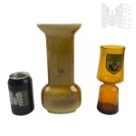 PRL - My Dad Is a Fishing Fanatic: Two Glass Trophies from the Polish Angling Association