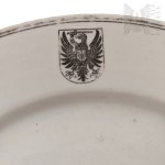 Prussia/Second German Reich - Felda-Porzellan Porcelain Plate, West Prussia Coat of Arms
