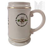 PRL/IIIRP - Two Commemorative Ceramic Mugs, Polish Army, 11th Bolesławiec Anti-Aircraft Artillery Regiment, Polish Air Force, Handmade in Mikołów, Poland / Cerlux