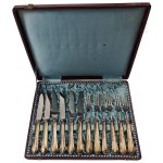 PRL - Gerlach Appetizer Cutlery Set in a Box, Stainless Steel, Silver-Plated