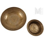 Two Brass Bowls/Plates