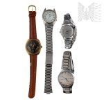 USSR/Russia/Japan - 4 Watches: Poljot, Raketa, Seiko, Traktor