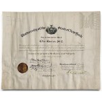 USA/United States - Parchment Diploma from the University of New York, License to Practice Medicine and Surgery, New York, 1905