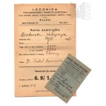 IIRP - Patient Record of the Department of Pediatric Diseases at Stefan Batory University in Vilnius, Infant Weight Gain Curve, Vilnius 1937, Obstetrics and Gynecology Clinic, Newborn Record