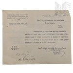 Second Polish Republic — Letter from the Department of Aeronautics of the Ministry of Military Affairs to the Head of the Quartermaster Department of the Ministry of Military Affairs.