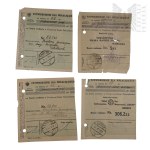The Second Polish Republic - Set of Payment Confirmations Made by Jerzy Downar.