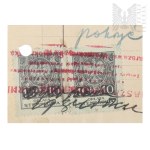 Second Polish Republic - Invoice from Our Bookstore, Inc., to Włodzimierz Downar.