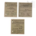 The Second Polish Republic - Set of Payment Confirmations Made by Jerzy Downar.