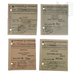 The Second Polish Republic - Set of Payment Confirmations Made by Jerzy Downar.