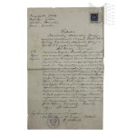 Second Polish Republic - Copy of a Death Certificate Issued by the Mariawicka Parish in Niesułkowo.