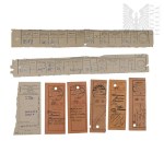 Second Polish Republic - Set of Accounting Documents (Payment Receipts) by Włodzimierz Downar.