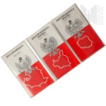 IIIRP - Set of 3 Maps of Poland from Various Historical Periods: the Polish-Lithuanian Commonwealth, the Second Polish Republic, Warsaw
