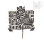 IIRP - Pin commemorating the First Congress of Slavic Municipal Savings Banks, September 18–19, 1933, Kraków