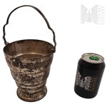 India - Plated Bucket/Cup with Handle, Decorated with a Floral Motif, MET HLS India Plated